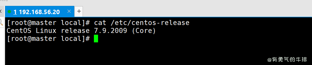 centos系统版本查询 方法一