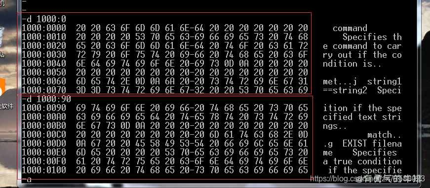 d 段地址:偏移地址